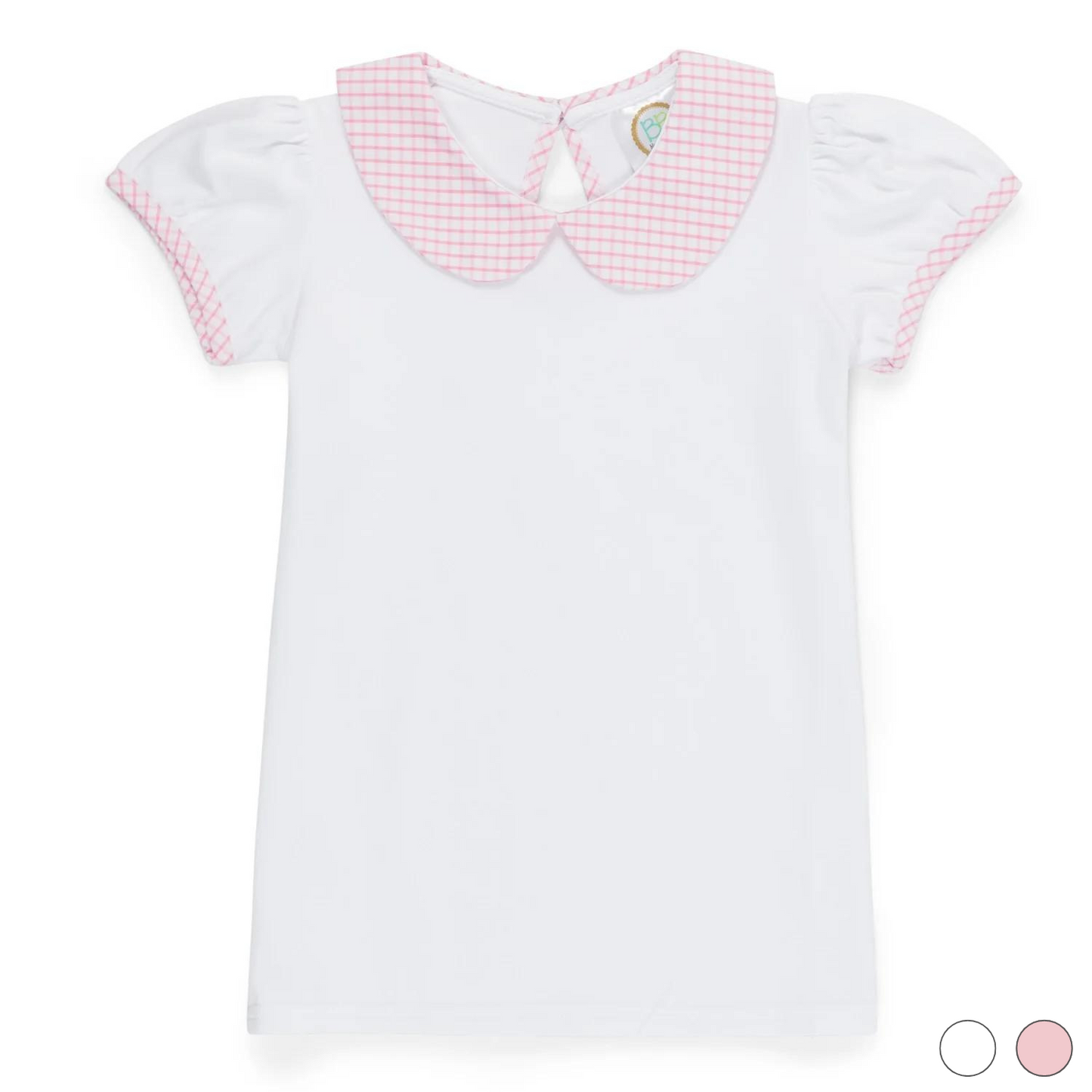 Girl's Short Sleeve Collared Shirt