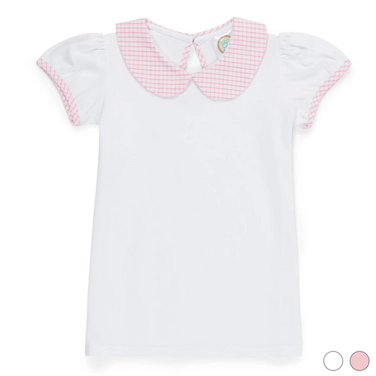 Girl's Short Sleeve Collared Shirt