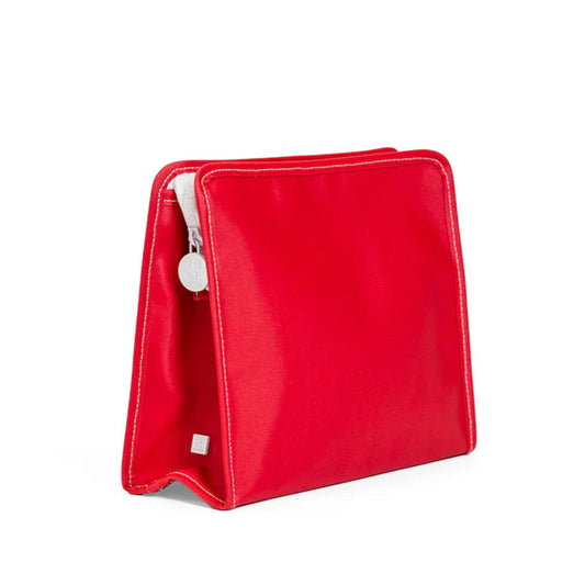 Roadie Large Zip Pouch - Solid Red