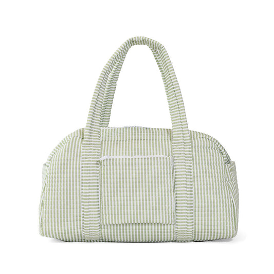 Quilted Grande Duffel - Pimlico Stripe Sage