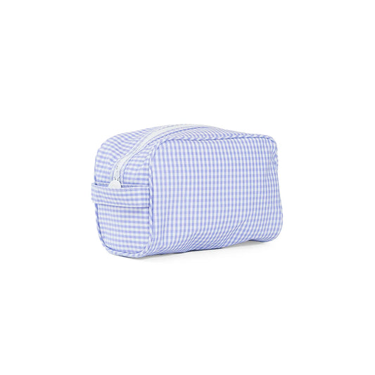 Stowaway Toiletry Bag - Gingham Lilac