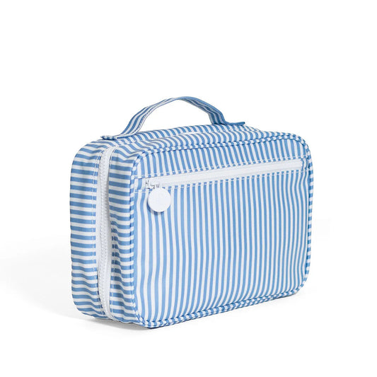 BundleUp Hanging Toiletry Bag - Pimlico Stripe Chambray