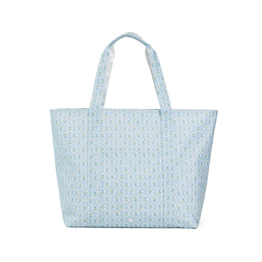 Jumbo Tote - Petite Fleur Blue