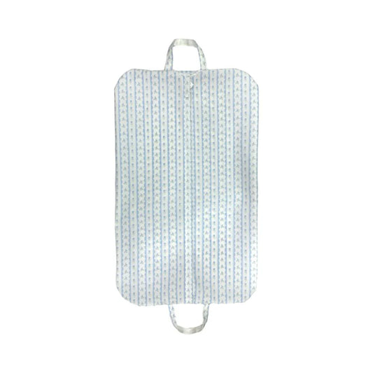 Garment Bag - Ribbon Floral Blue