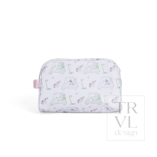 Stowaway Toiletry Bag - Putt Putt Pink