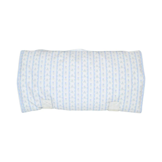 Nap Mat - Ribbon Floral Blue