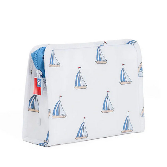Roadie Large Zip Pouch - Sail Away