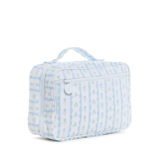 BundleUp Hanging Toiletry Bag - Blue Ribbon Floral
