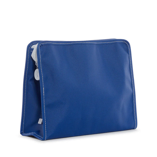 Roadie Large Zip Pouch - Solid Blue Bell