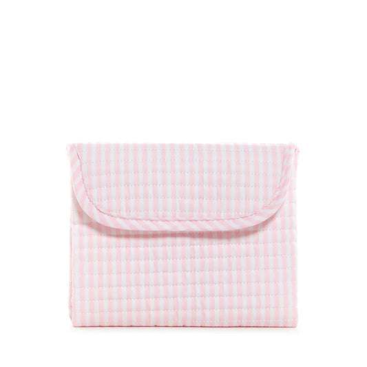 Quilted Changing Mat - Pimlico Stripe Pink
