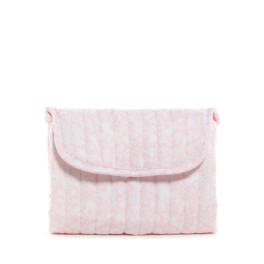 Quilted Changing Mat - Woodland Pink