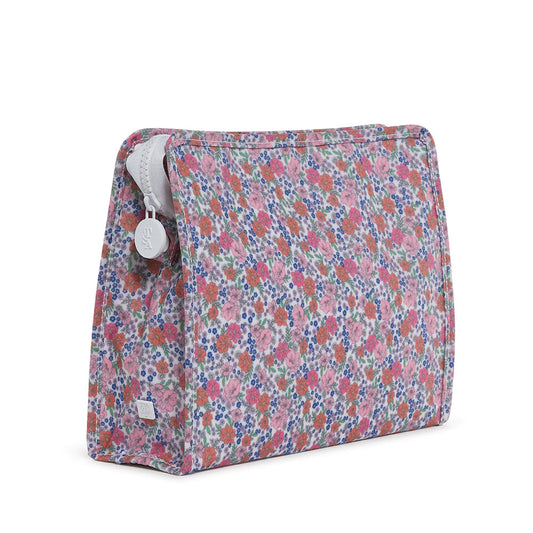 Roadie Large Zip Pouch - Garden Floral