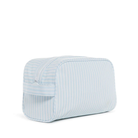 Stowaway Toiletry Bag - Pimlico Stripe Blue