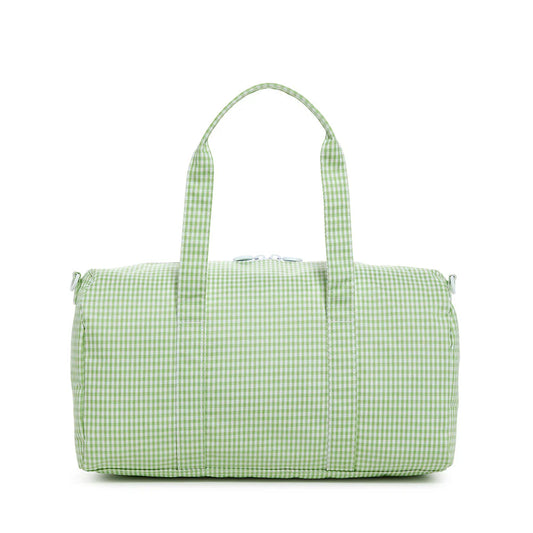 Weekender Duffel Bag - Gingham Leaf