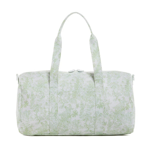 Weekender Duffel Bag - Bunny Toile Green