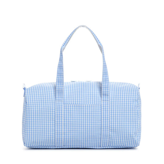 Weekender Duffel Bag - Gingham Sky