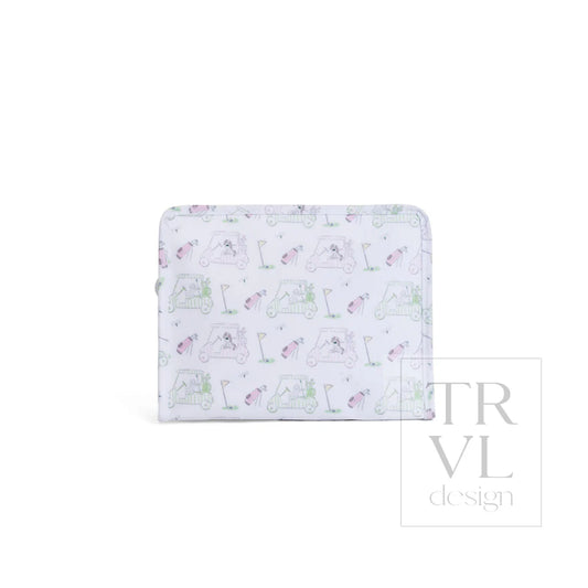 Roadie Large Zip Pouch - Putt Putt Pink