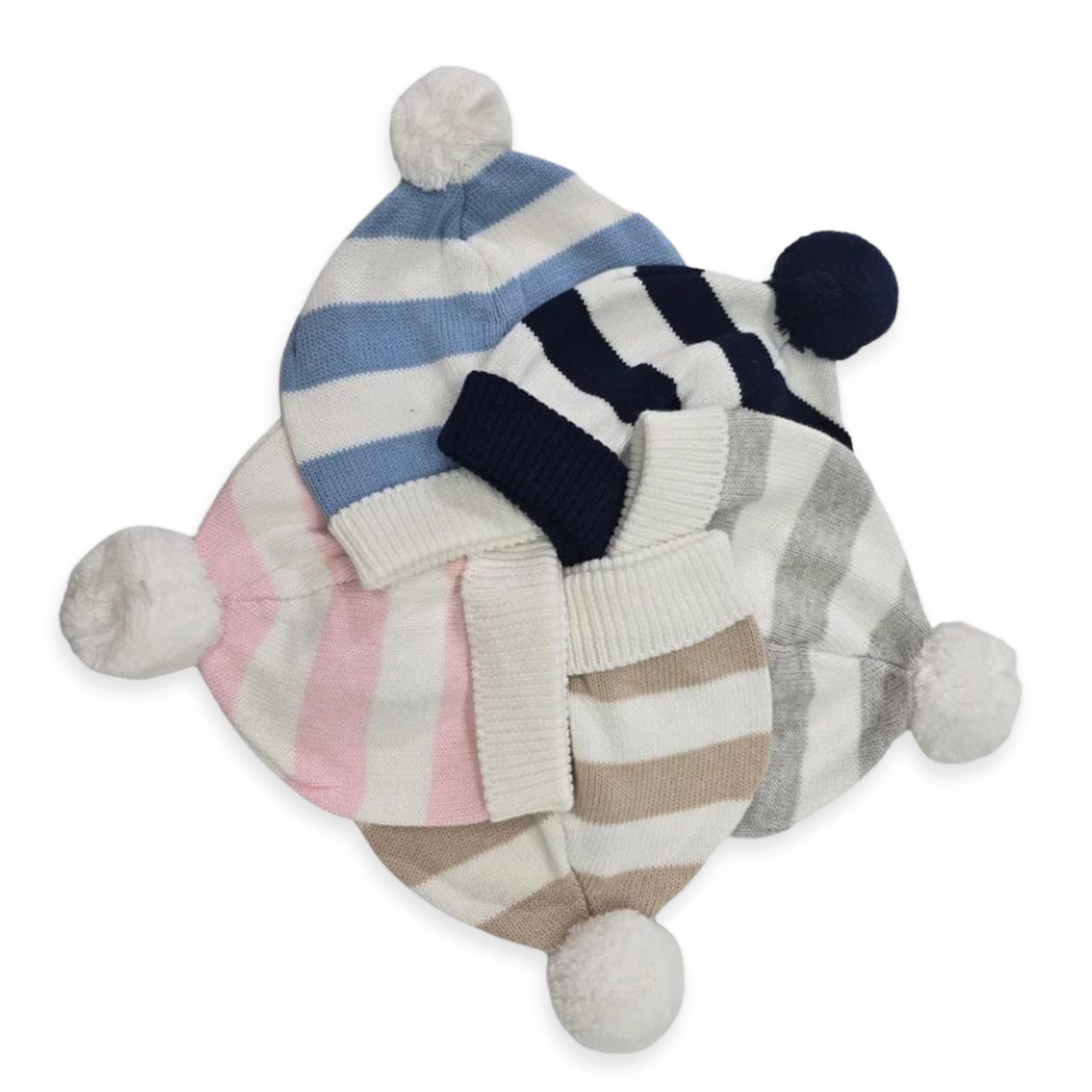 Striped Cotton Hat