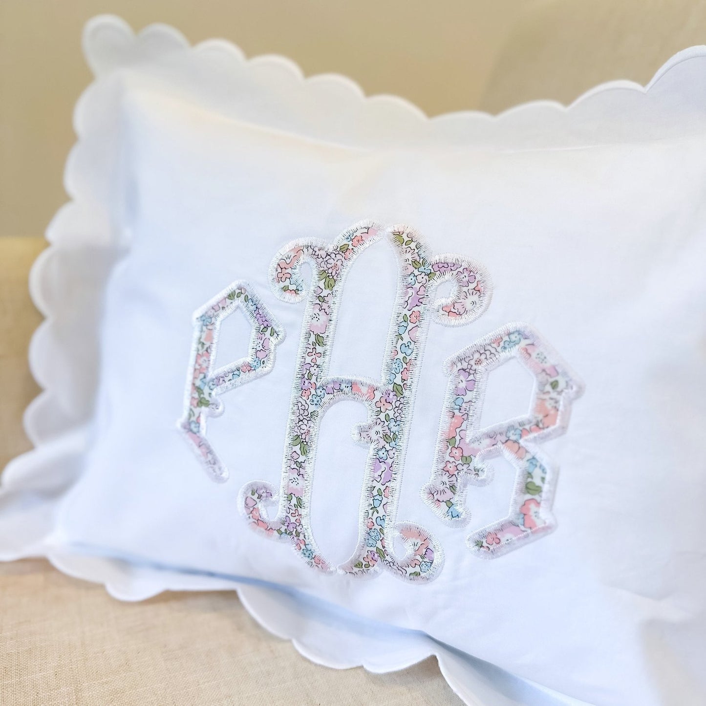 Scalloped Pillow Cover