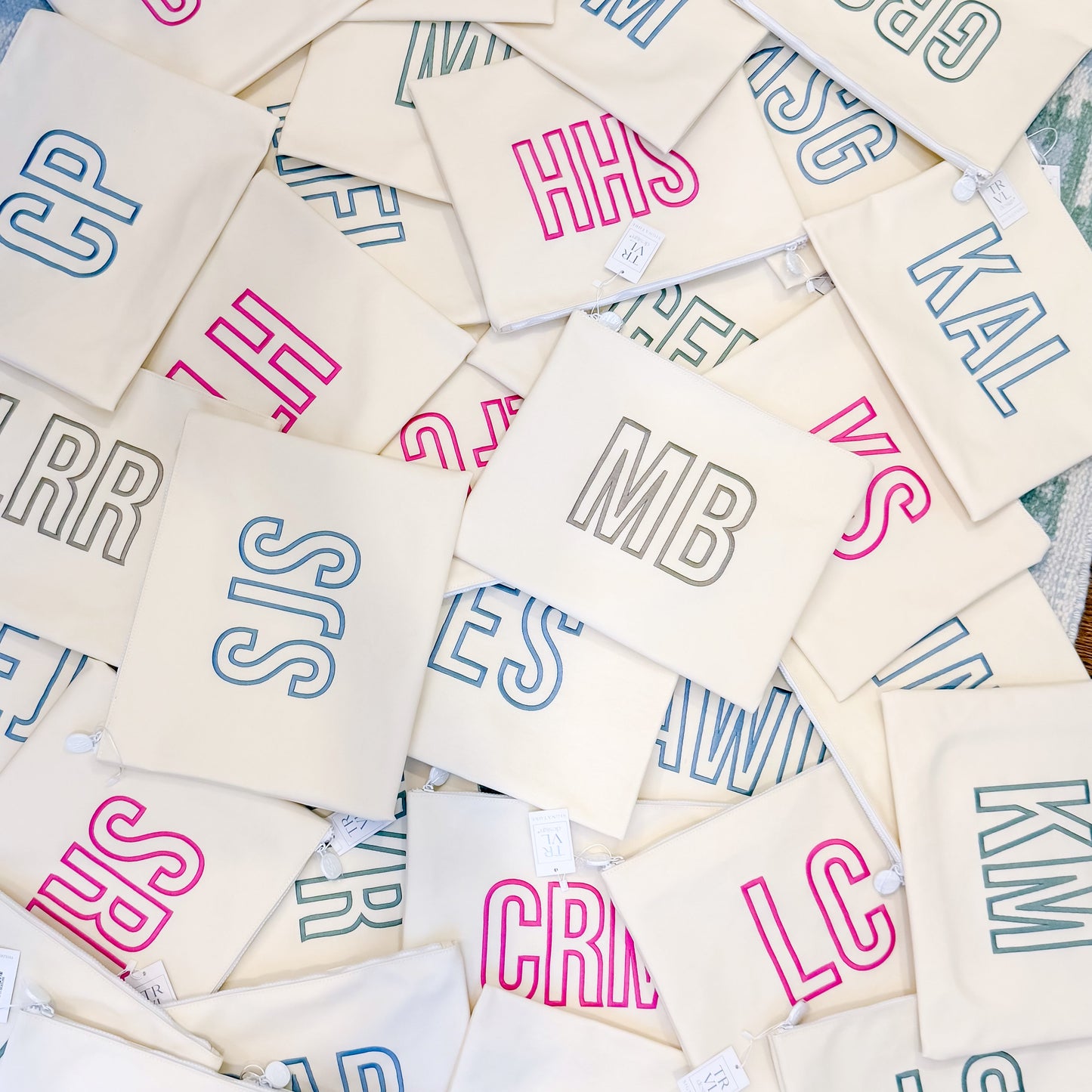 Limited Edition Everything Pouch - Solid Coated Canvas Natural