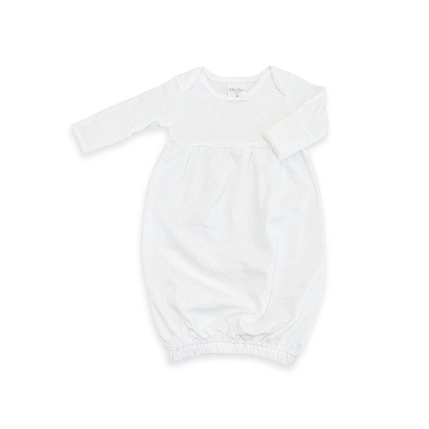 Picot Trim Gown