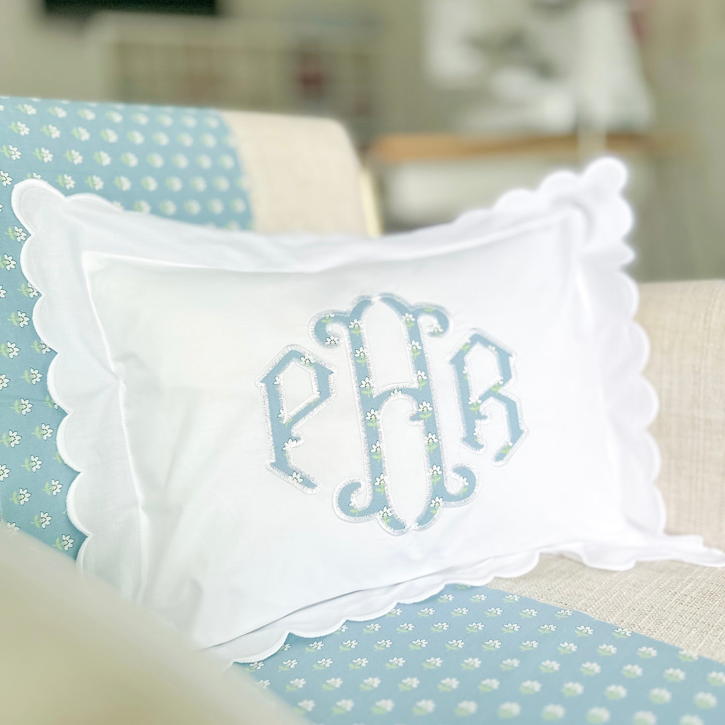 Scalloped Pillow Cover