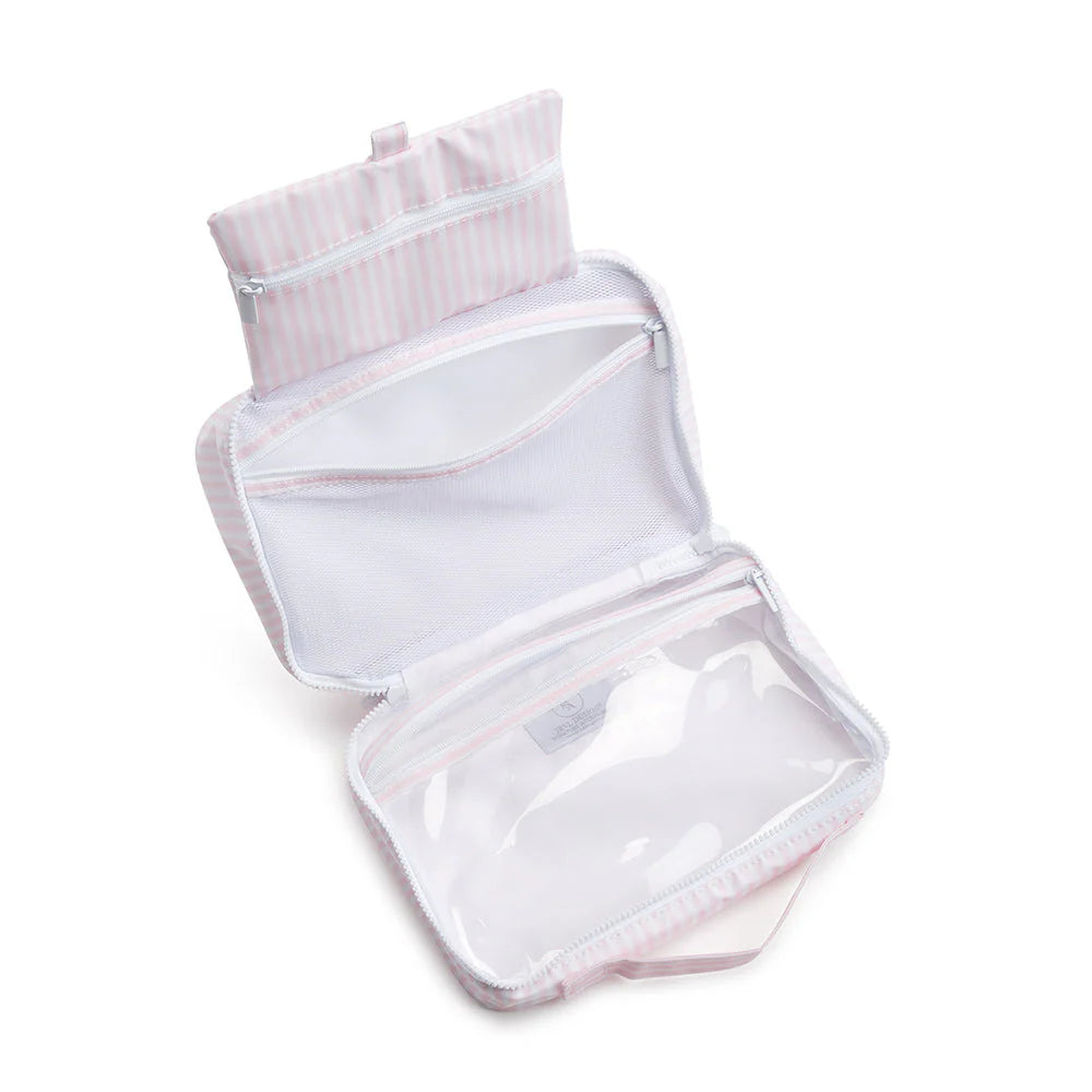 BundleUp Hanging Toiletry Bag - Pimlico Stripe Pink