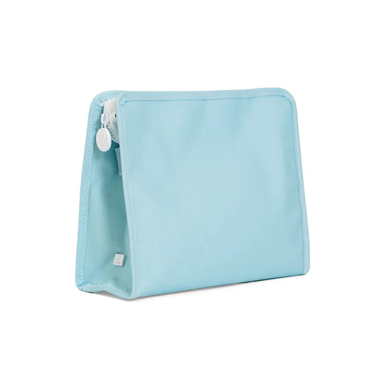Roadie Large Zip Pouch - Solid Lake Blue