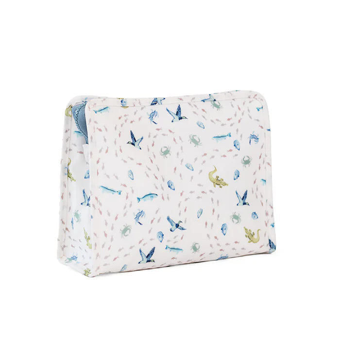 Roadie Large Zip Pouch - Coastal Tides