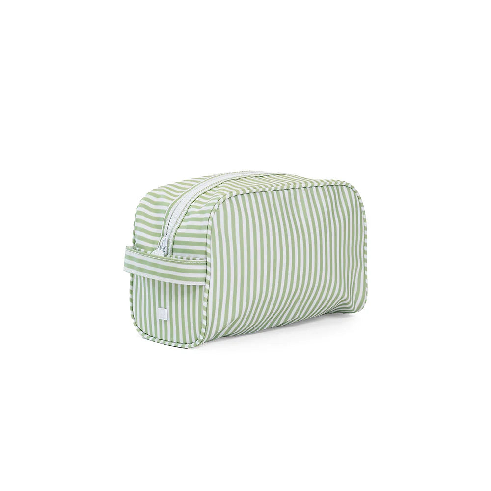 Stowaway Toiletry Bag - Pimlico Stripe Sage