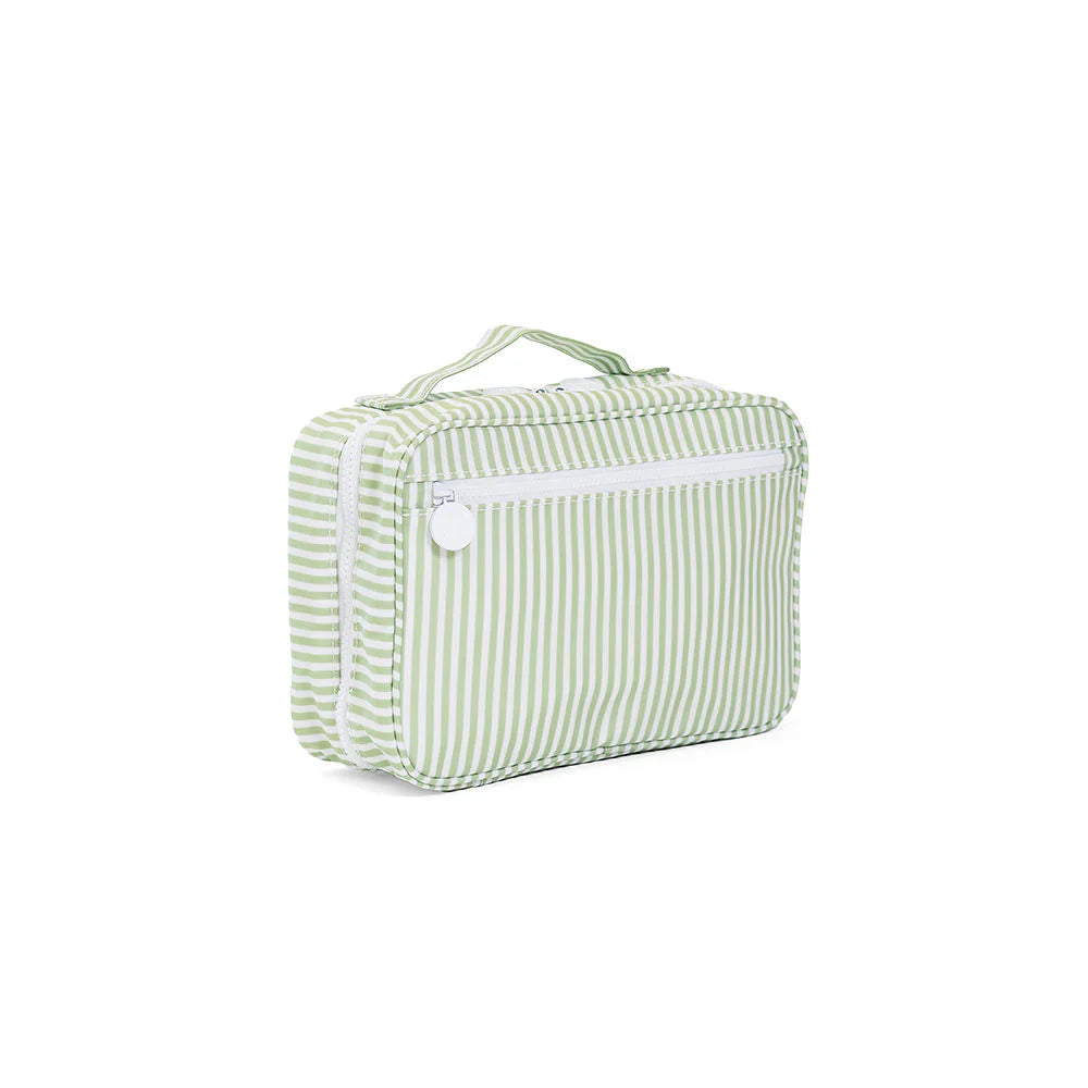 BundleUp Hanging Toiletry Bag - Pimlico Stripe Sage