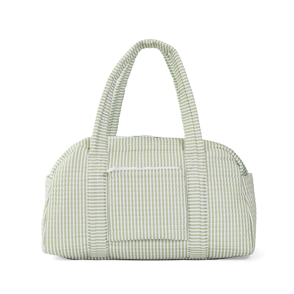Quilted Grande Duffel - Pimlico Stripe Sage