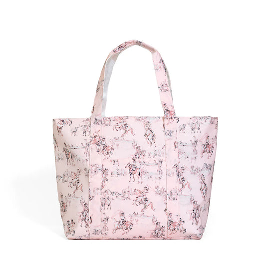 Jumbo Tote - Cowgirl Toile