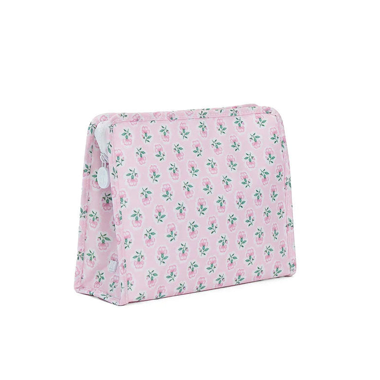 Roadie Large Zip Pouch - Petite Fleur Pink