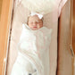 "Mega-Mono" Picot Trim Swaddle Blanket