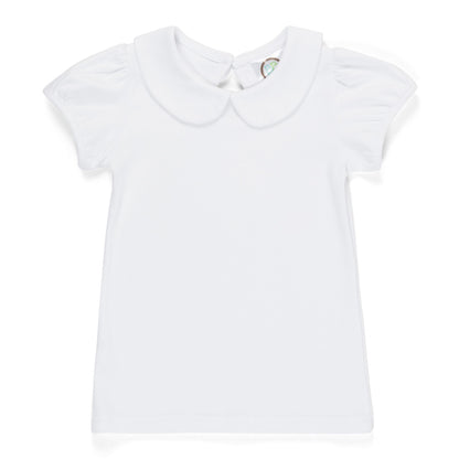 Girl's Short Sleeve Collared Shirt
