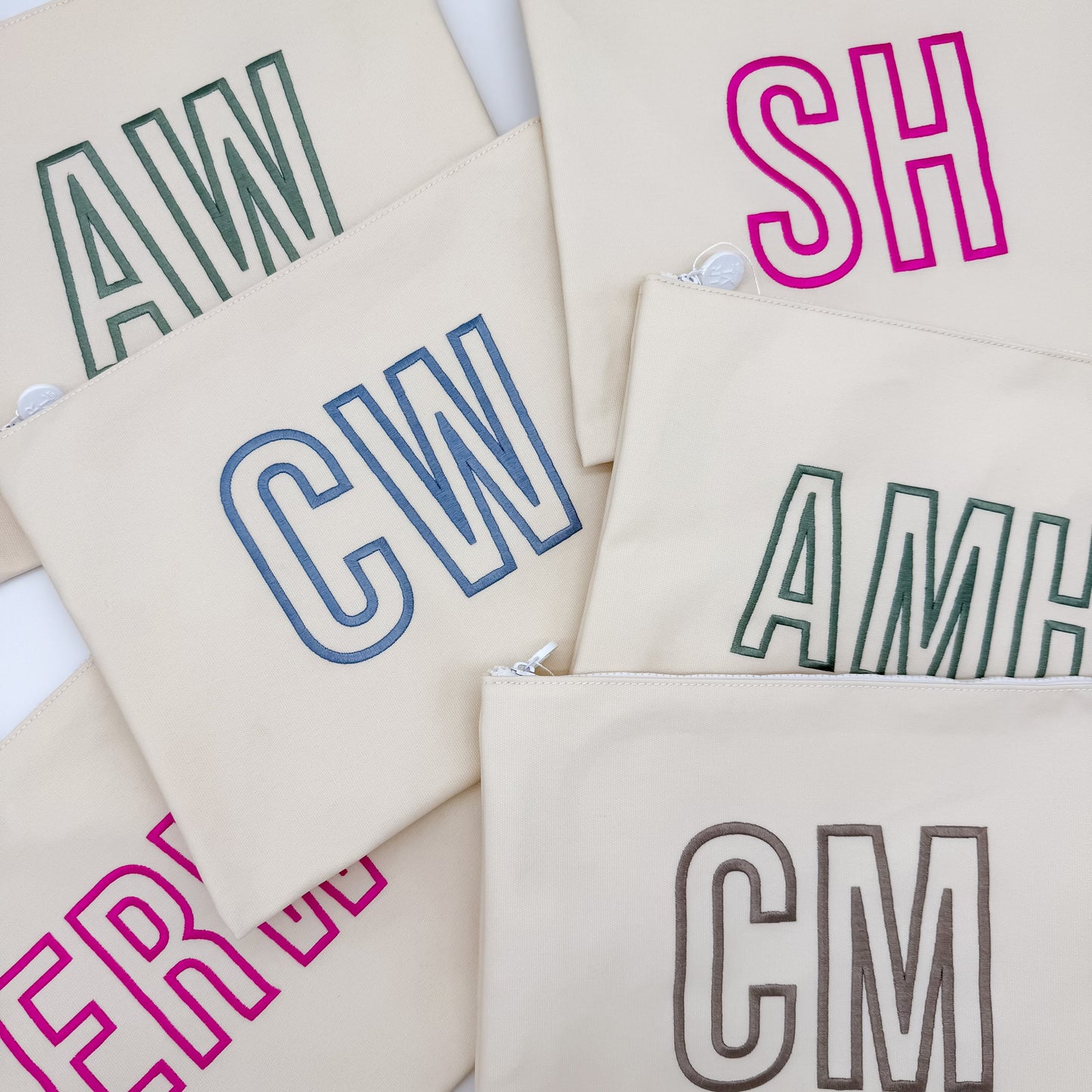 Limited Edition Everything Pouch - Solid Coated Canvas Natural