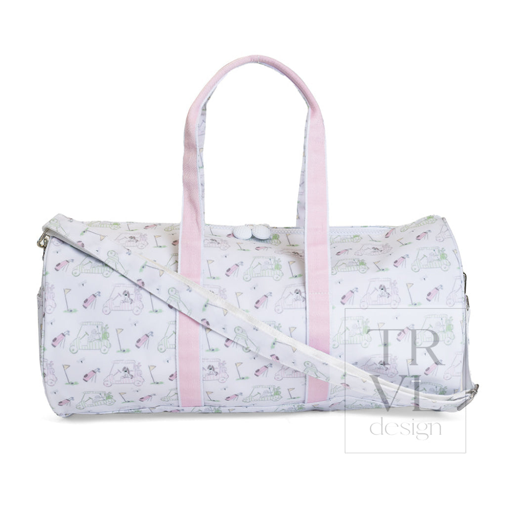 Large Roll Duffel Bag - Putt Putt Pink