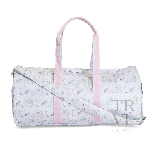 Large Roll Duffel Bag - Putt Putt Pink