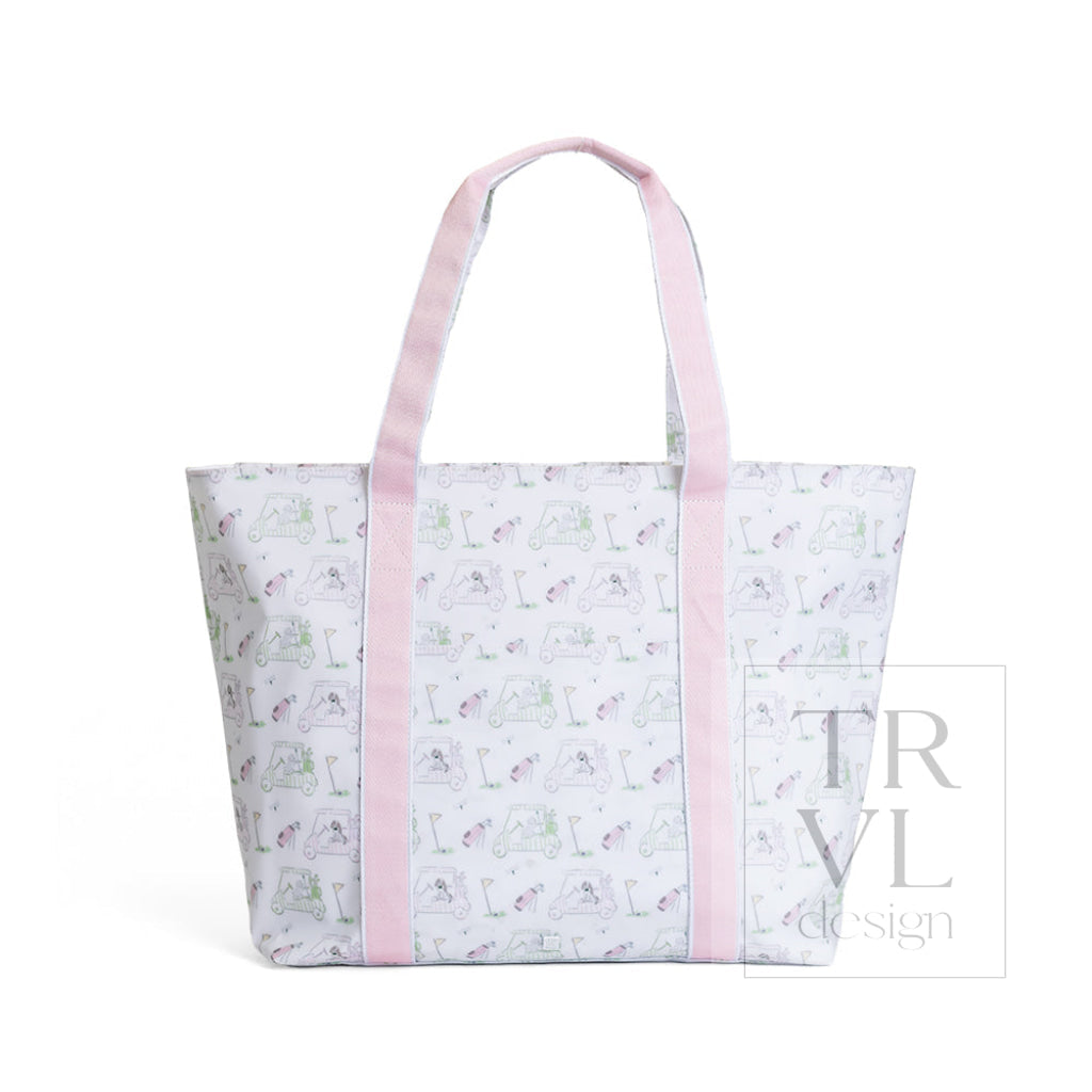 Jumbo Tote - Putt Putt Pink