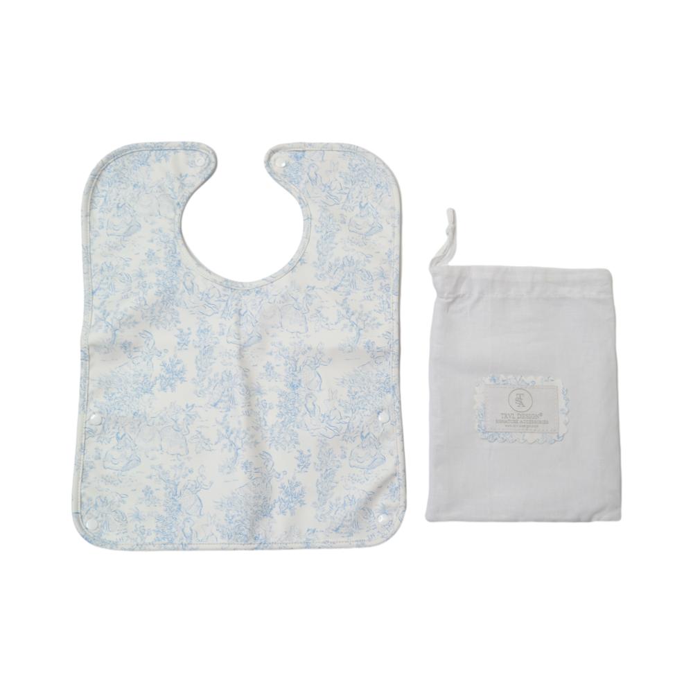 Best Bib - Bunny Toile Blue - 2 PACK