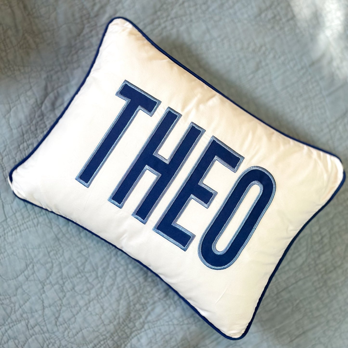 Piped Pillow Cover