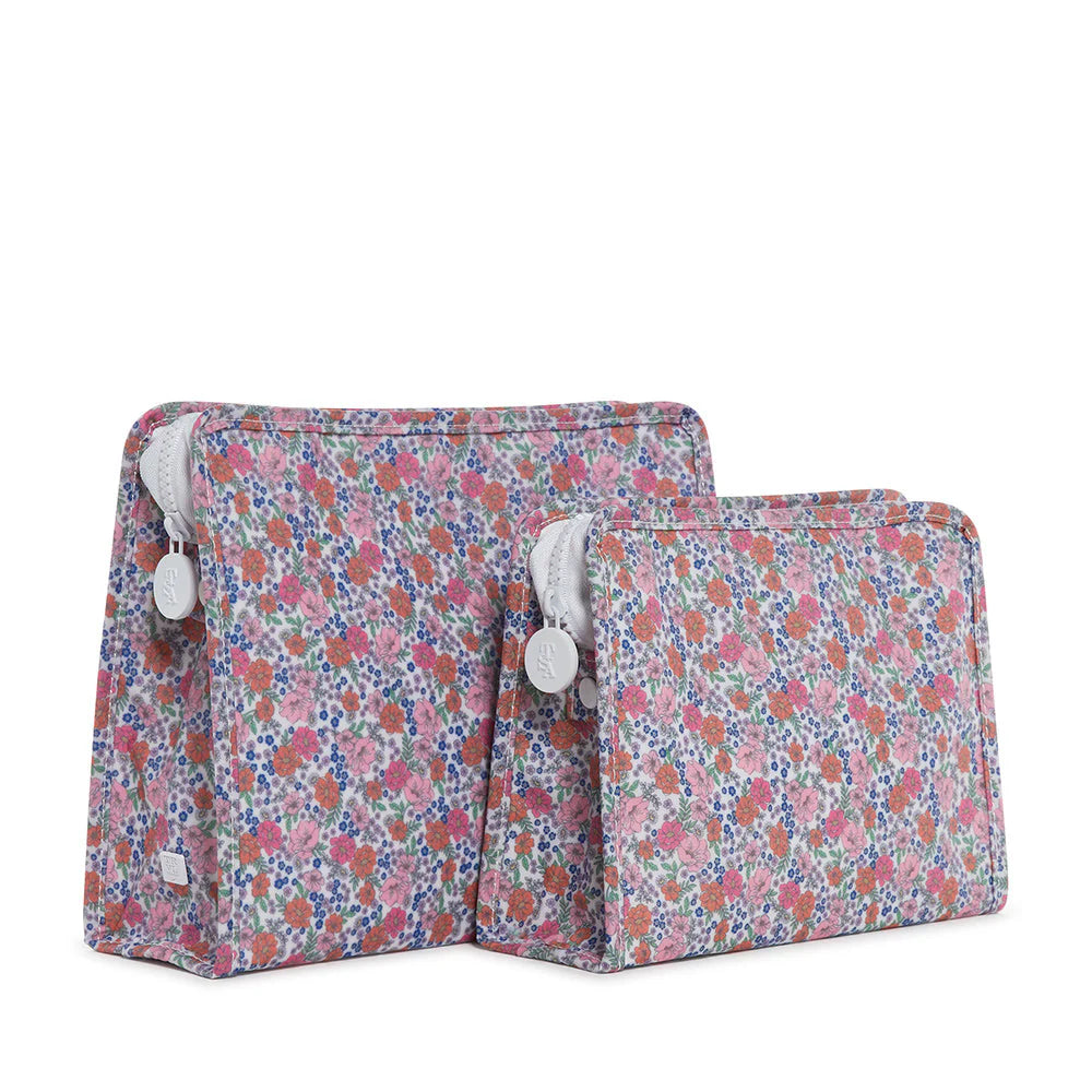 Roadie Large Zip Pouch - Garden Floral