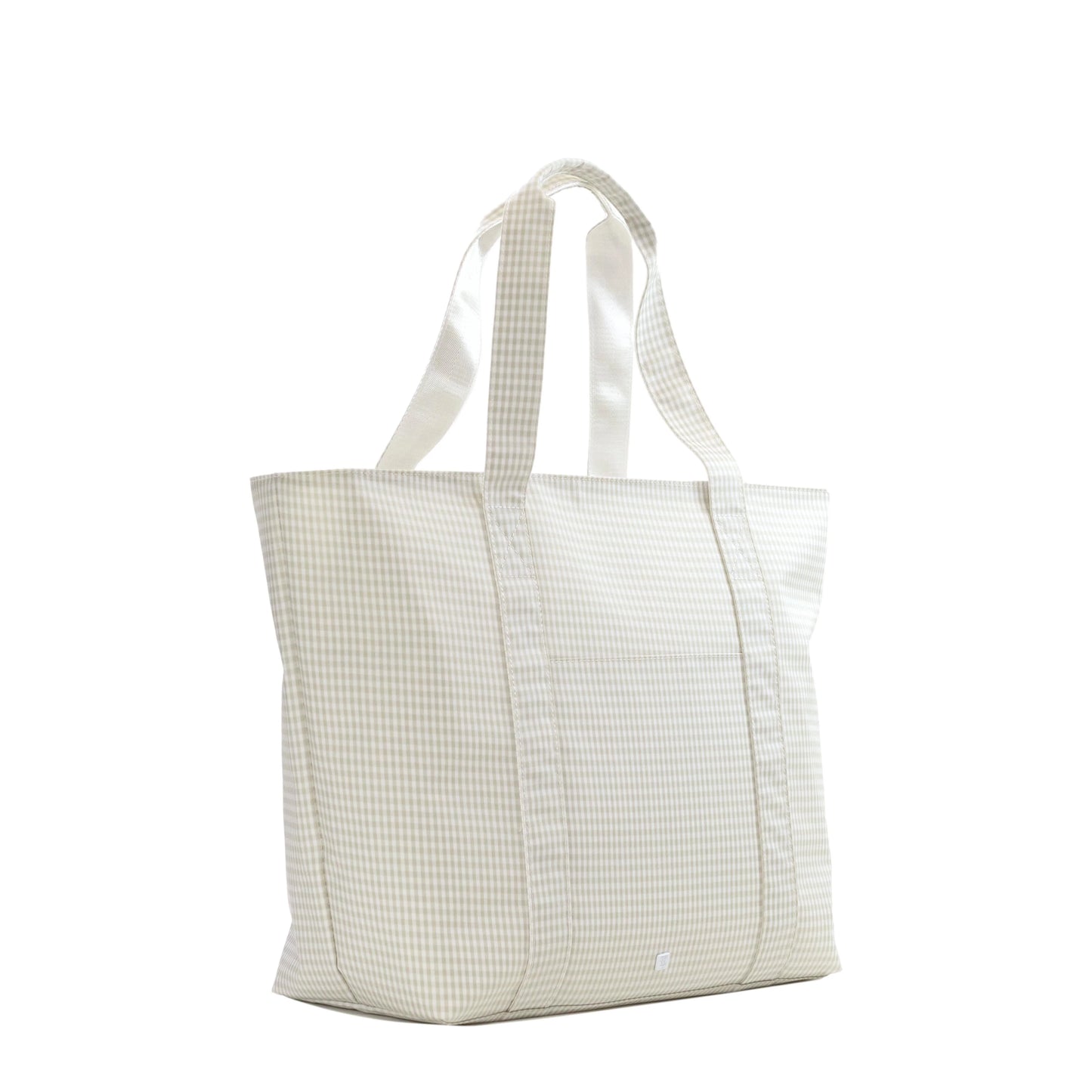 Jumbo Tote - Gingham Pearl Grey