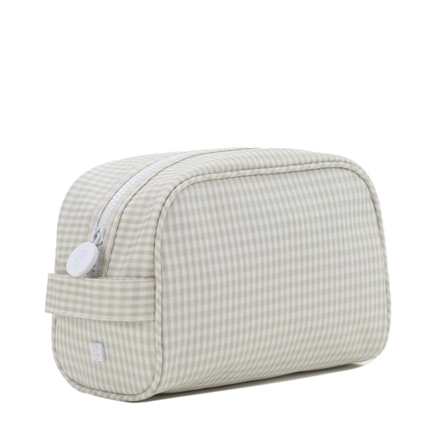 Stow It Dopp Bag - Gingham Pearl Grey