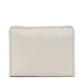 Roadie Large Zip Pouch - Gingham Pearl Grey