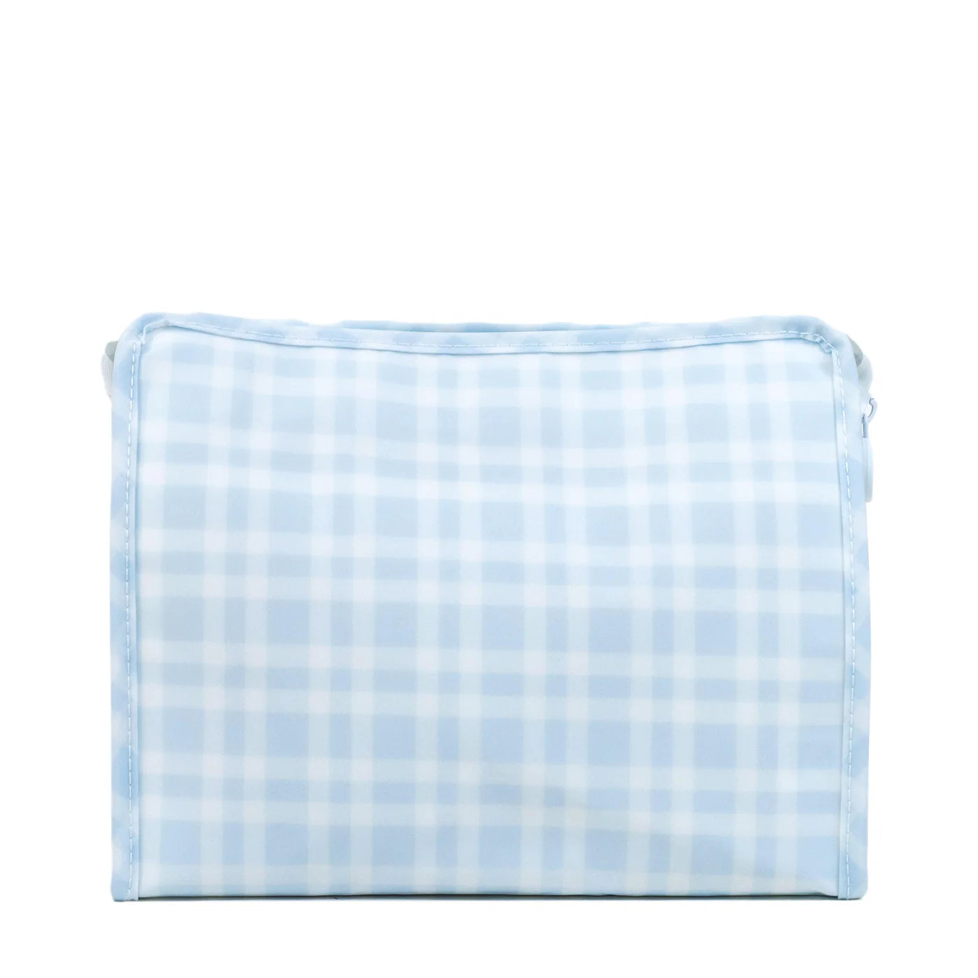 Roadie Large Zip Pouch - Pimlico Plaid Blue