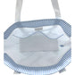 Jumbo Tote - Pimlico Stripe Chambray