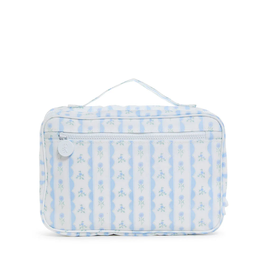 BundleUp Hanging Toiletry Bag - Blue Ribbon Floral