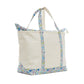 Coated Canvas Tote - Posies